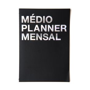Planner na Medida A4 - Preto Planner