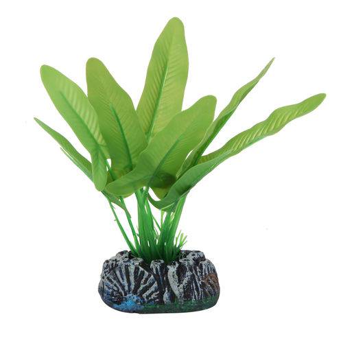 Planta Artificial Soma Ninfeia Verde 13cm