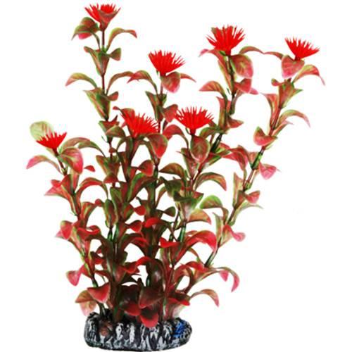 Planta Plástica Alternanthera 20 Cm Vermelha - Soma