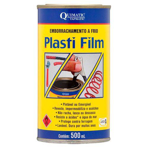 Plasti Film Preto Quimatic Tapmatic 500ml