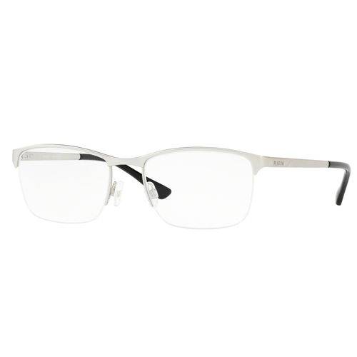 Platini P9 1163 E685 Prata T55 Óculos de Grau