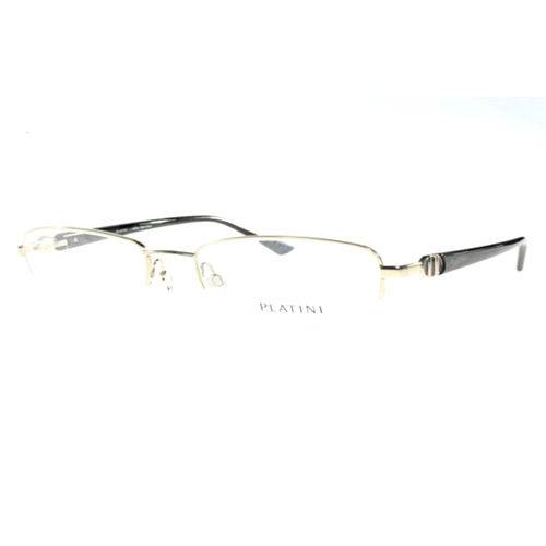 Platini P9 1137 Prata C010 T53 Óculos de Grau