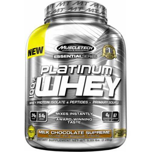 Platinium 100 Whey 5lbs - Muscletech-Chocolate