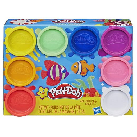 Play Doh Kit com 8 Cores do Arco-íris Atóxicas - Hasbro