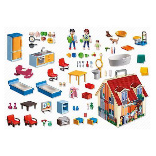 Playmobil 5167 Dollhouse - Take Along Modern Doll House-Sunny
