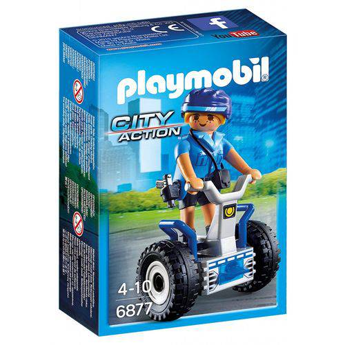 Playmobil 6877 - Polícia Feminina com Segway