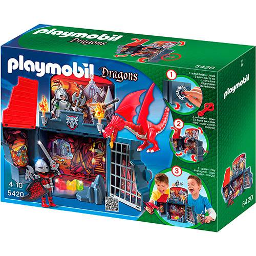Playmobil Calabouço do Dragão Game Box - Sunny Brinquedos