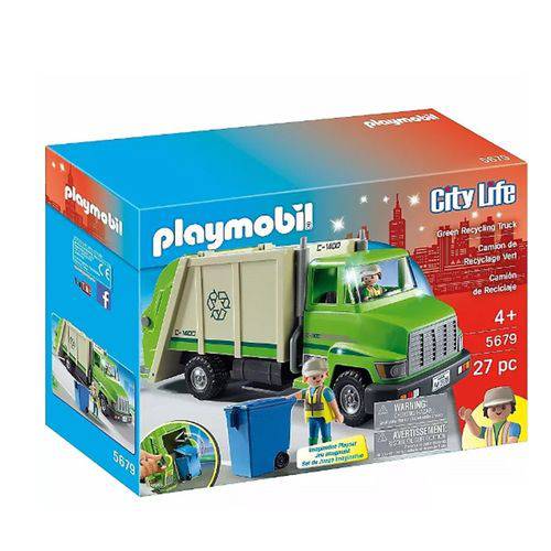 Playmobil City - Caminhão de Reciclagem - 268