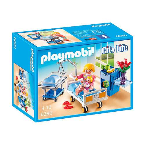 Playmobil - City Life - Sala da Maternidade com Mamãe e Bebê - 6660 - Sunny