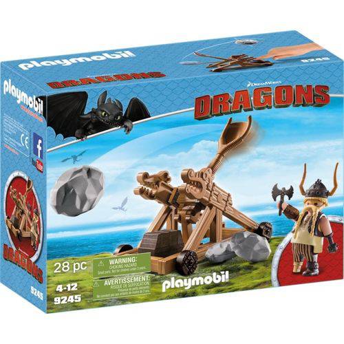 Playmobil Dragons Bocón com Catapulta 9245