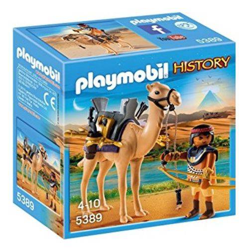 Playmobil Egito Guerreiro Egipicio com Dromedário 5389