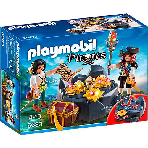 Playmobil Esconderijo do Tesouro dos Piratas - Sunny Brinquedos