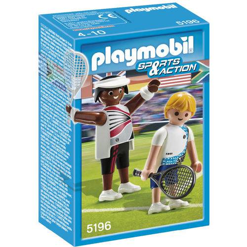 Playmobil Esportes e Ação - com Duas Figuras Tênis - 5196