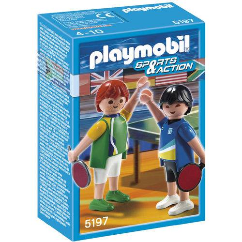 Playmobil Esportes e Ação - com Duas Figuras Tênis de Mesa - 5197