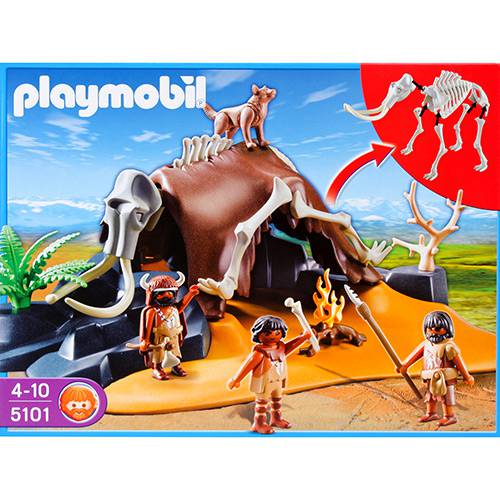 Playmobil Esqueleto de Mamute com Tenda de Caçadores - Sunny