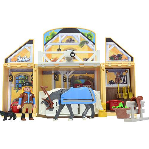 Playmobil Estábulo Game Box - Sunny Brinquedos