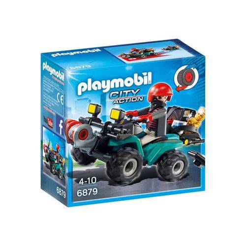 Playmobil - Fugitivo com Quadriciclo - 1683