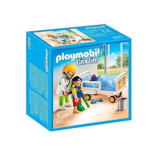 Playmobil - Pediatra com Criança e Leito - Sunny 6661