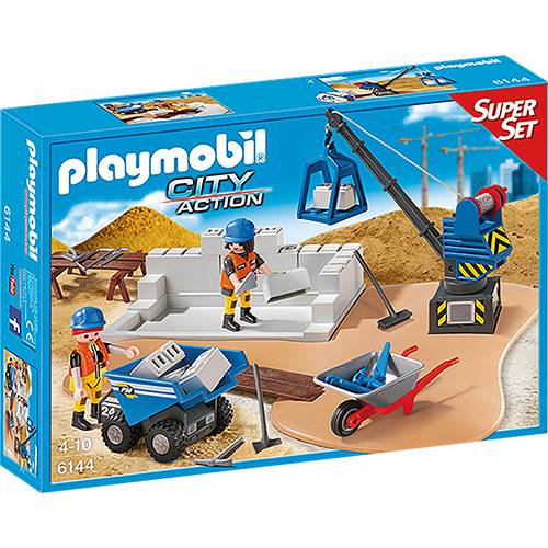 Playmobil Super Set Construção - Sunny Brinquedos