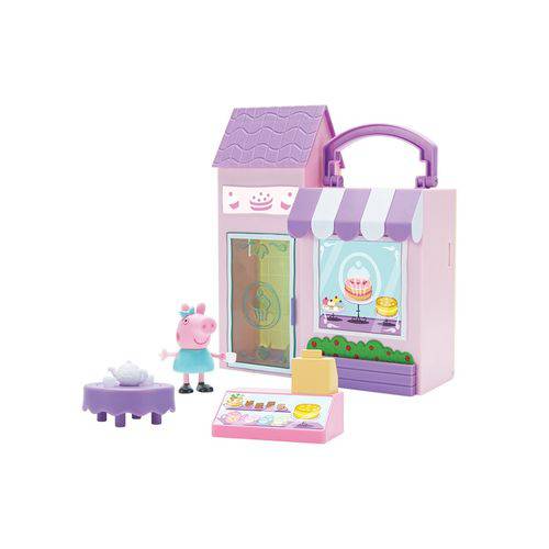 Playset e Mini Figura - Peppa Pig - Padaria Delicia - Dtc