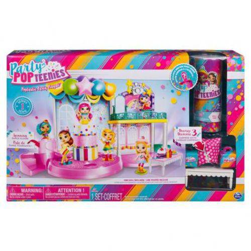 Playset e Mini Figura Sortida Poppers Party Pop Teenies Série 1 1843 Sunny