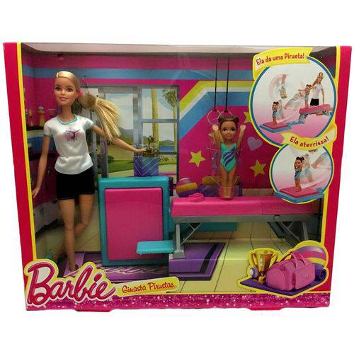 Playset Grande Boneca Barbie Professora Ginasta - Mattel
