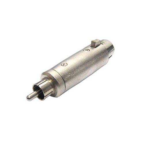 Plug Adaptador Rca-M / Xlr-F C/ Trava Skc085 - Csr