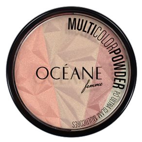 Pó Compacto Océane Multicolor Powder Ultra Glam Multicolor 9,5g