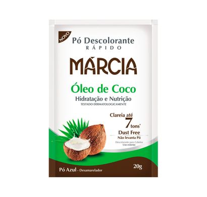 Pó Descolorante Óleo de Coco 20g - Márcia