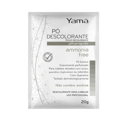 Pó Descolorante Ultra Rápido Ammonia Free 20g - Yamá