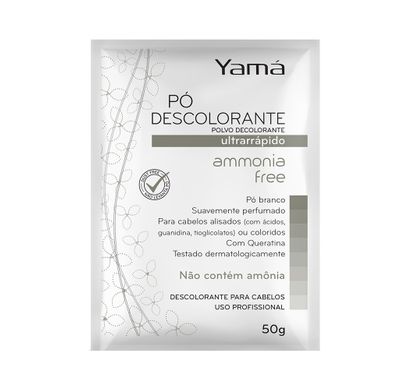 Pó Descolorante Ultra Rápido Ammonia Free 50g - Yamá