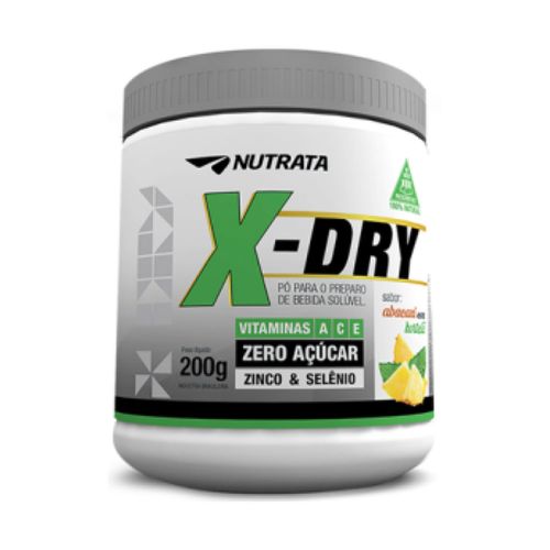 Pó para Bebida Detox X Dry Sabor Abacaxi com Hortelã e Limão - Nutrata - 200g