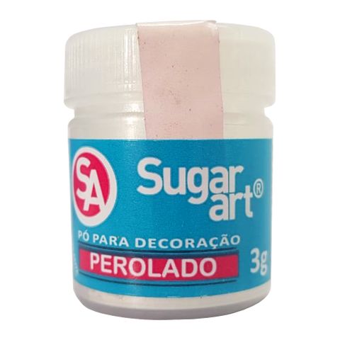 Pó para Decoração Perolado Comestível 3g - Sugar Art