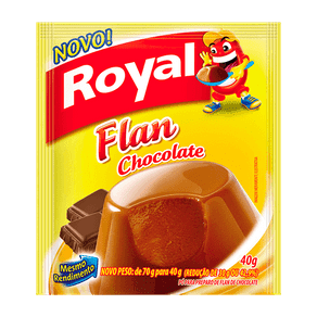Pó para Flan Royal Chocolate 40g