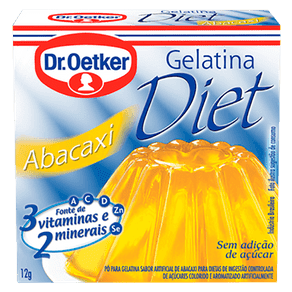 Pó para Gelatina Dr. Oetker Diet Abacaxi 12g