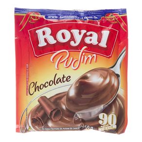 Pó para Pudim Sabor Chocolate Royal 50g