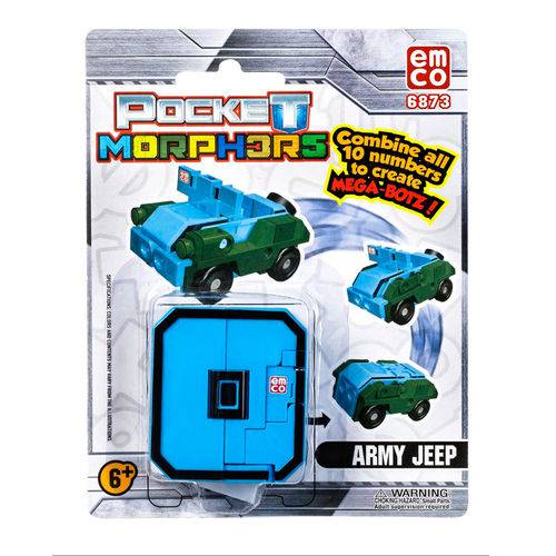 Pocket Morphers N0 Army Jeep - Fun Divirta-se