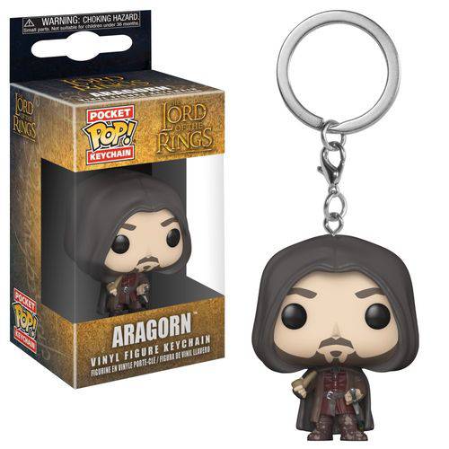 Pocket Pop Keychain Chaveiro Funko - Aragorn Senhor dos Aneis