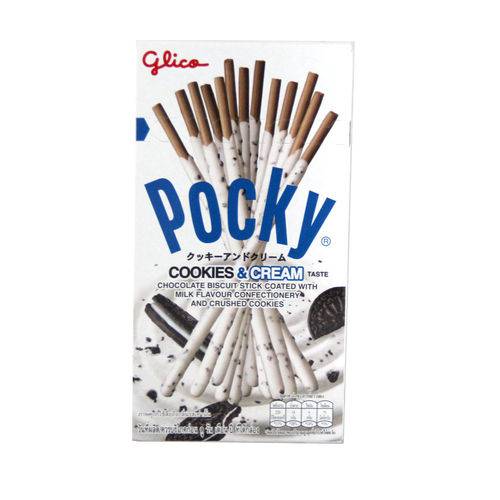 Pocky Biscoito de Palito Cookies & Cream - Glico 45g