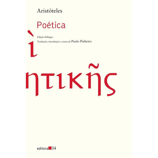 Poetica - Editora 34