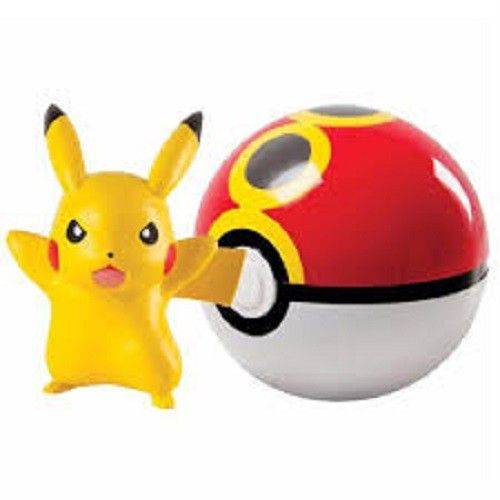 Pokebola Premier Ball Pokémon Pikachu + Repeat Ball - Tomy