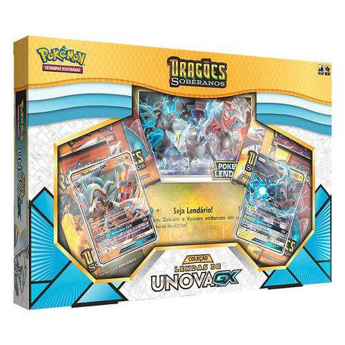 Pokémon Box Coleção Lendas Unova Gx Sm7.5 Dragões Soberanos