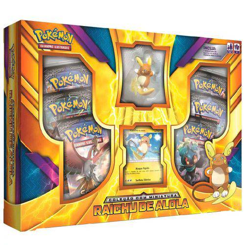 Pokémon Box - Raichu de Alola - Copag