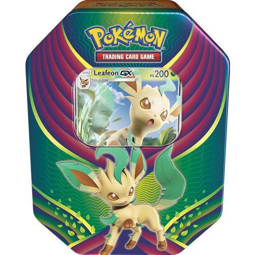 Pokémon Lata GX Celebração de Evolução - Leafeon GX