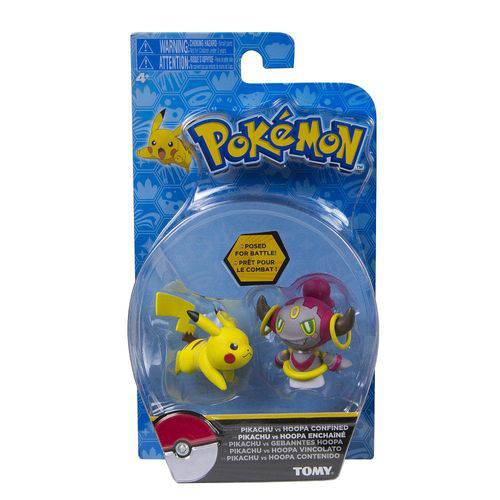 Pokemon - Mini Figuras - Pikachu Vs Hoopa