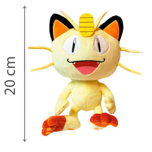 Pokemon Pelúcia Meowth 20 Cm - DTC