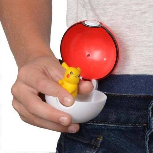 Pokemon Pokebola Clip N Go com Clips Pikachu - Dtc