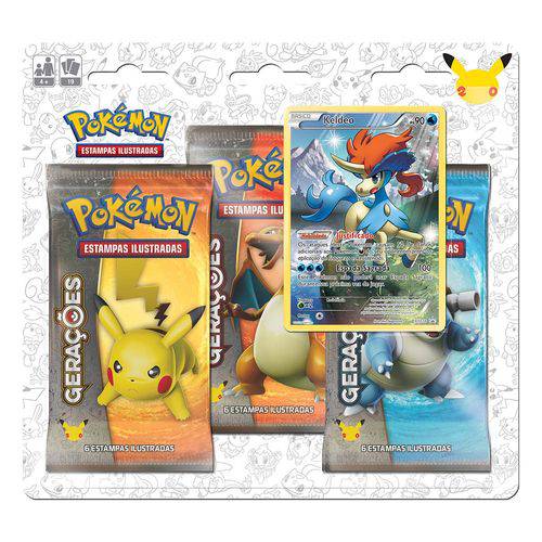 Pokémon Triple Pack Gerações Keldeo