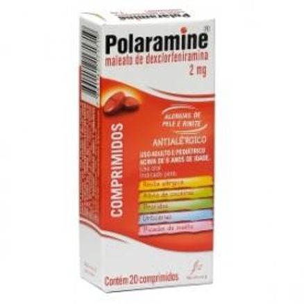 Polaramine 2mg 20 Comprimidos