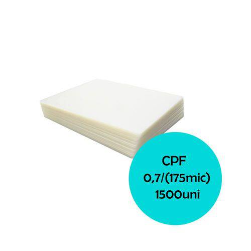 Polaseal CPF 1500un Plástico para Plastificação 0,07 175mic